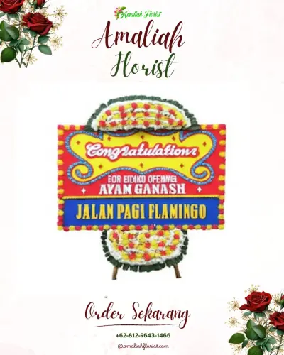 Bunga Papan Congratulation di Kalongsawah